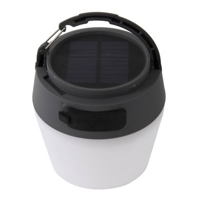 Купити Ліхтар кемпінговий Bo-Camp Wega Powerbank Solar 180 Lumen White/Grey/Black (5818735) в Україні